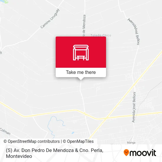 (S) Av. Don Pedro De Mendoza & Cno. Perla map
