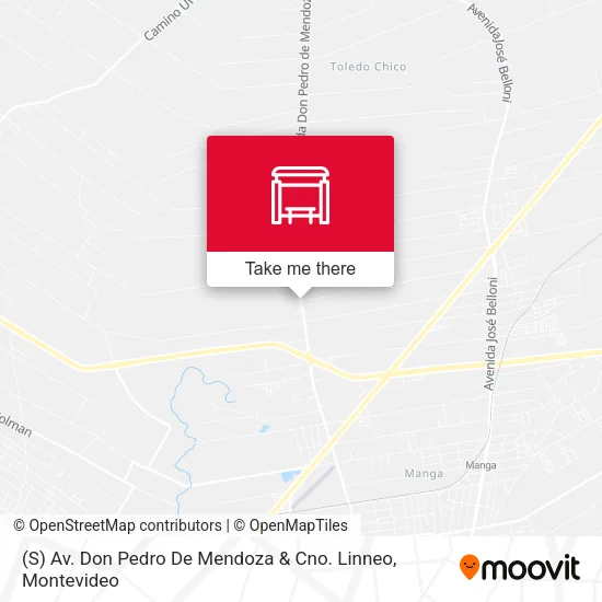 Mapa de (S) Av. Don Pedro De Mendoza & Cno. Linneo