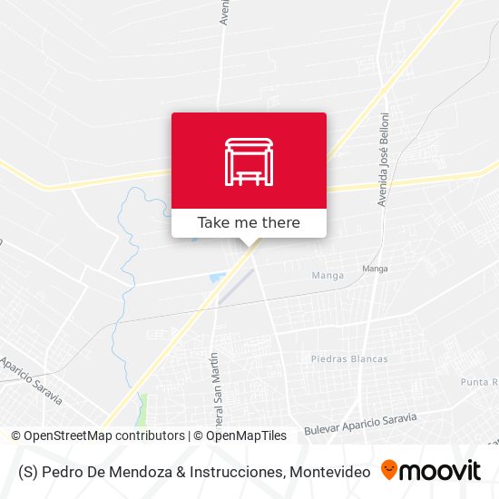 Mapa de (S) Pedro De Mendoza & Instrucciones