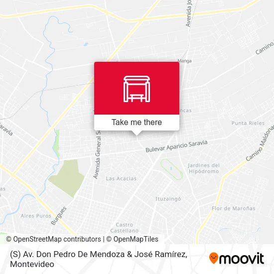 (S) Av. Don Pedro De Mendoza & José Ramírez map