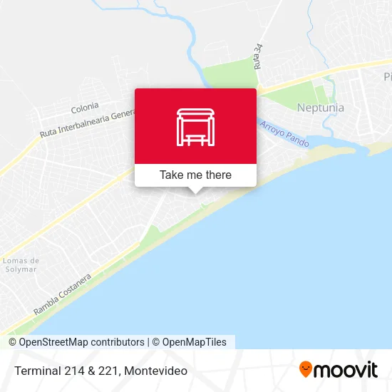 Terminal 214 & 221 map