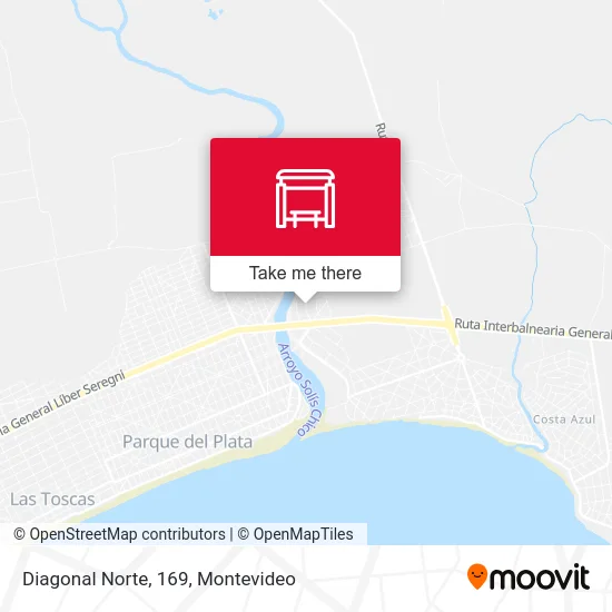 Diagonal Norte, 169 map
