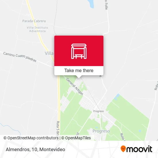 Almendros, 10 map