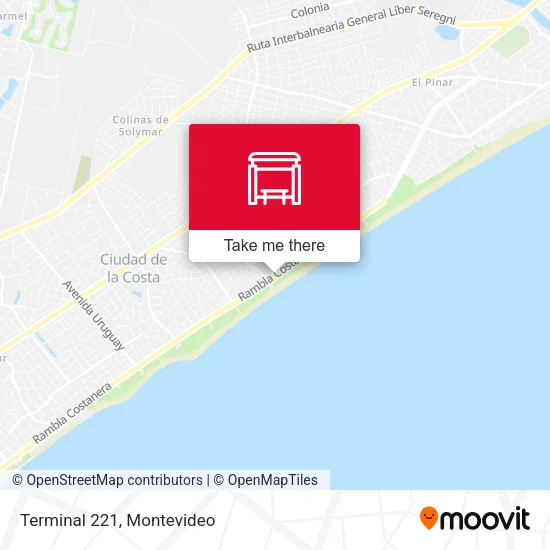 Terminal 221 map