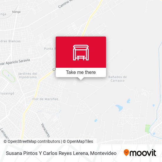 Susana Pintos Y Carlos Reyes Lerena map