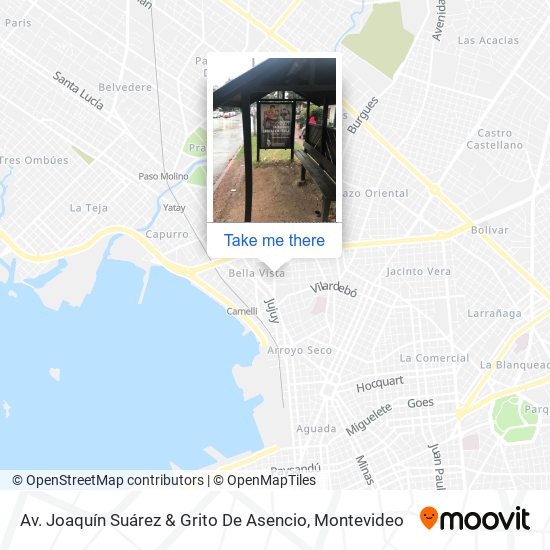 Av. Joaquín Suárez & Grito De Asencio map