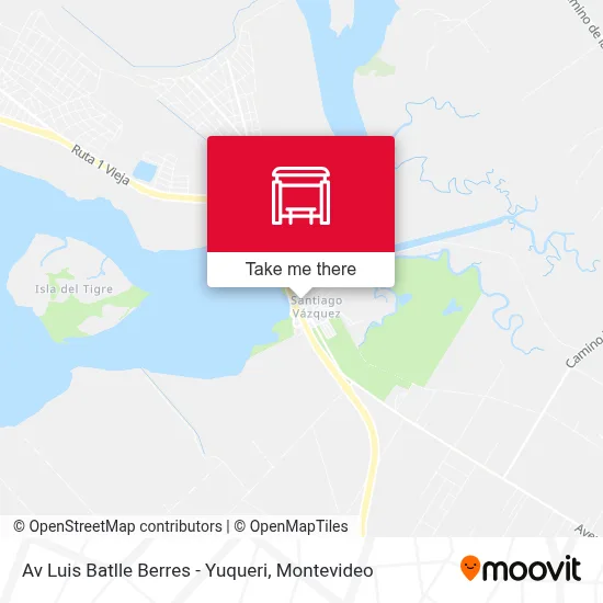 Av Luis Batlle Berres - Yuqueri map