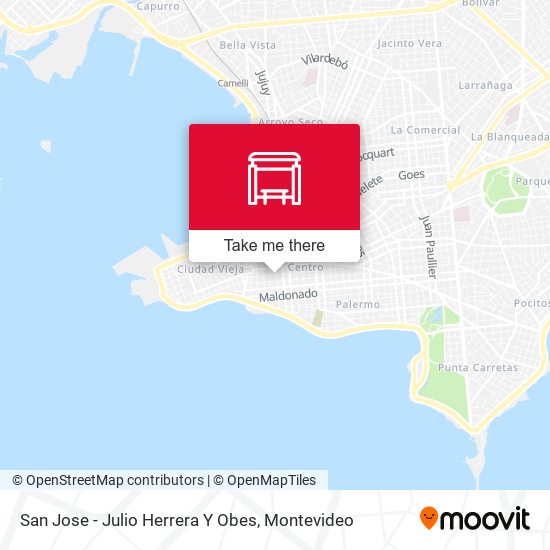 San Jose - Julio Herrera Y Obes map