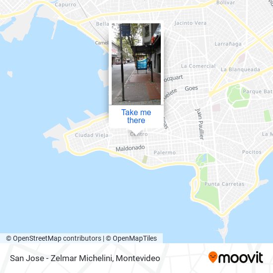San Jose - Zelmar Michelini map