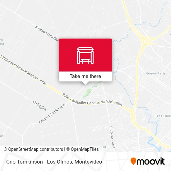 Cno Tomkinson - Los Olmos map