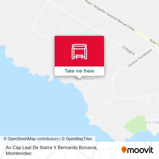 Av Cap Leal De Ibarra Y Bernardo Bonavia map