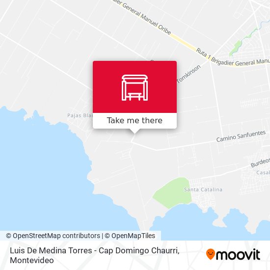 Luis De Medina Torres - Cap Domingo Chaurri map