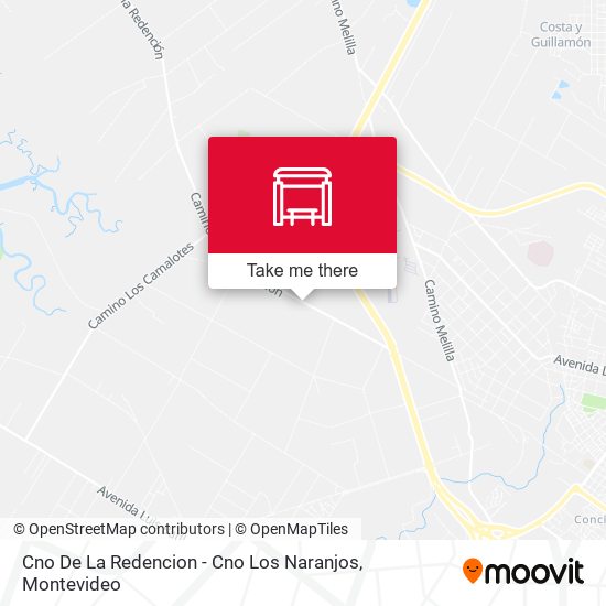 Cno De La Redencion - Cno Los Naranjos map
