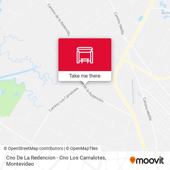 Cno De La Redencion - Cno Los Camalotes map