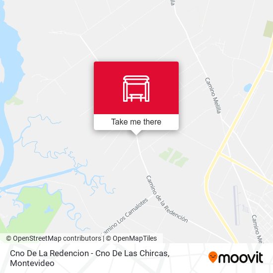 Cno De La Redencion - Cno De Las Chircas map