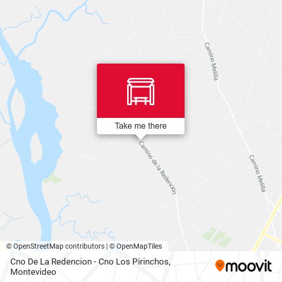 Cno De La Redencion - Cno Los Pirinchos map