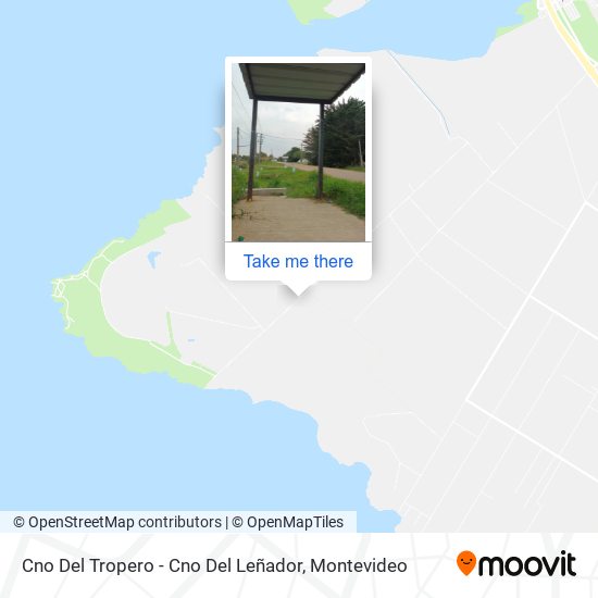 Cno Del Tropero - Cno Del Leñador map