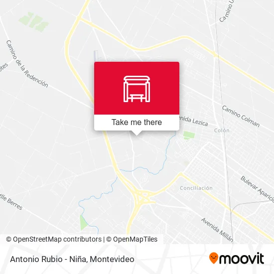 Antonio Rubio - Niña map