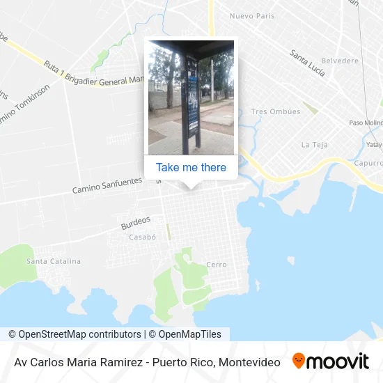 Mapa de Av Carlos Maria Ramirez - Puerto Rico