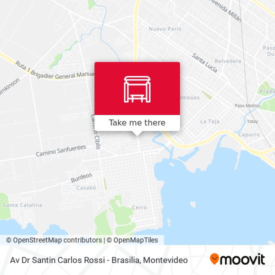 Av Dr Santin Carlos Rossi - Brasilia map