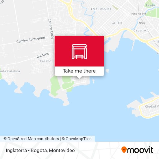 Inglaterra - Bogota map