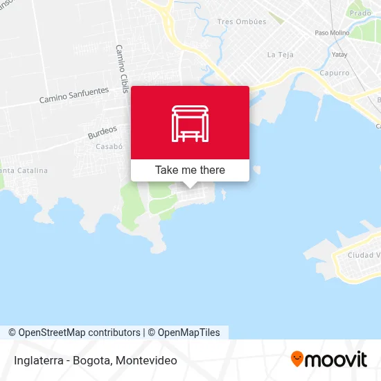 Inglaterra - Bogota map