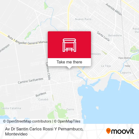 Av Dr Santin Carlos Rossi Y Pernambuco map