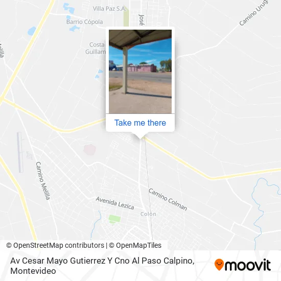 Mapa de Av Cesar Mayo Gutierrez Y Cno Al Paso Calpino