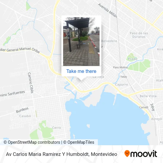 Av Carlos Maria Ramirez Y Humboldt map
