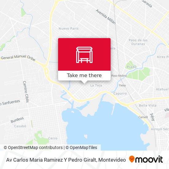 Mapa de Av Carlos Maria Ramirez Y Pedro Giralt