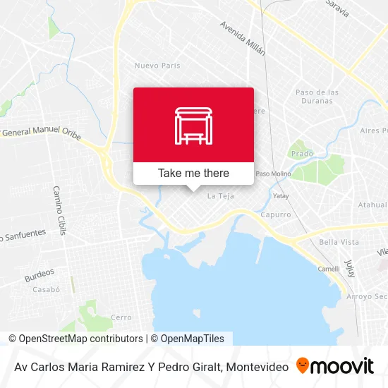 Mapa de Av Carlos Maria Ramirez Y Pedro Giralt