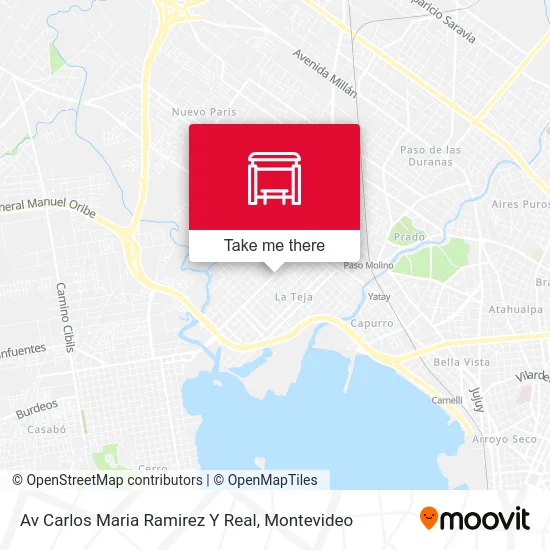 Mapa de Av Carlos Maria Ramirez Y Real