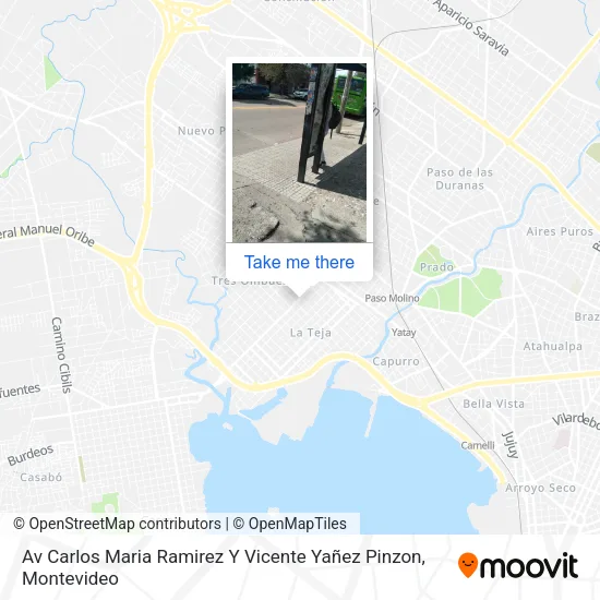 Mapa de Av Carlos Maria Ramirez Y Vicente Yañez Pinzon