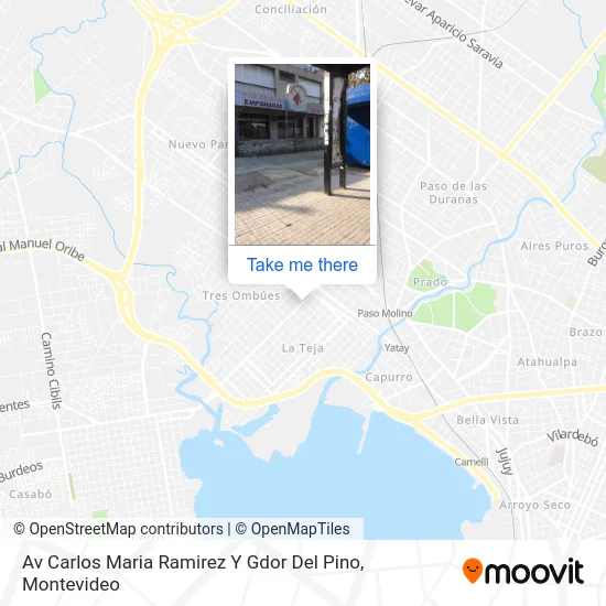 Mapa de Av Carlos Maria Ramirez Y Gdor Del Pino