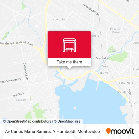 Av Carlos Maria Ramirez Y Humboldt map