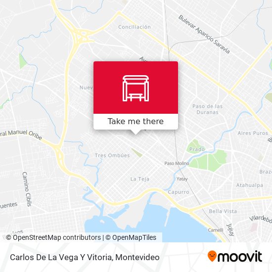 Carlos De La Vega Y Vitoria map