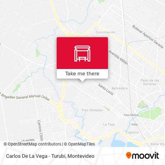 Mapa de Carlos De La Vega - Turubi