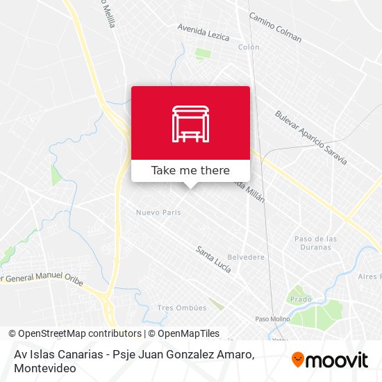 Av Islas Canarias - Psje Juan Gonzalez Amaro map