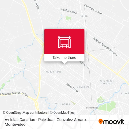 Av Islas Canarias - Psje Juan Gonzalez Amaro map