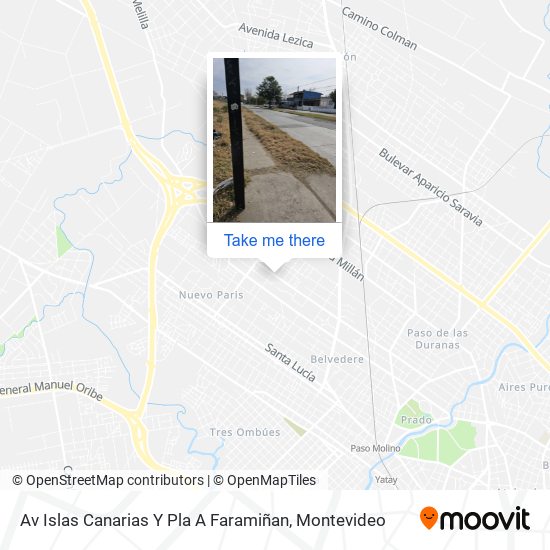 Av Islas Canarias Y Pla A Faramiñan map
