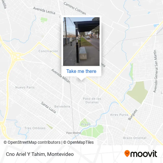 Mapa de Cno Ariel Y Tahim