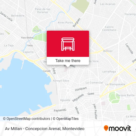 Mapa de Av Millan - Concepcion Arenal