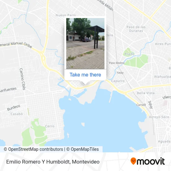 Mapa de Emilio Romero Y Humboldt