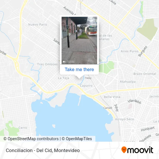 Conciliacion - Del Cid map