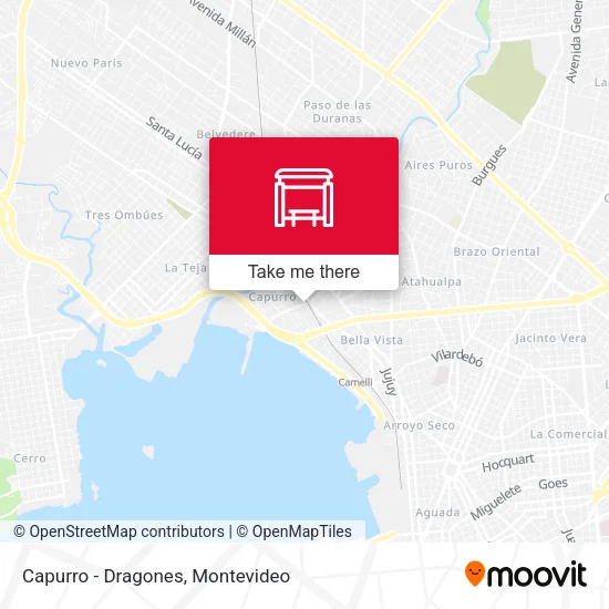 Capurro - Dragones map