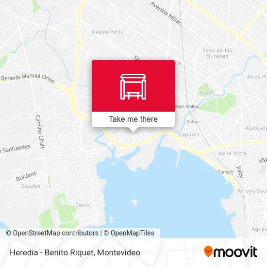 Mapa de Heredia - Benito Riquet