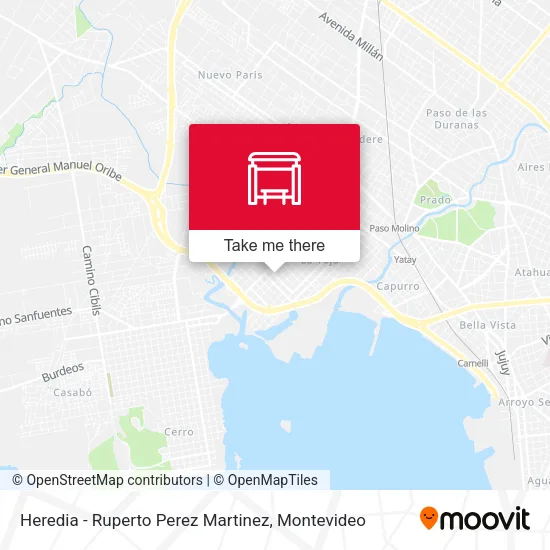Heredia - Ruperto Perez Martinez map