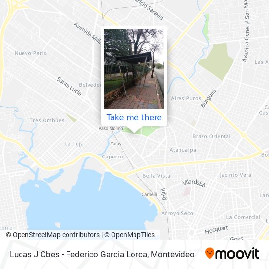 Mapa de Lucas J Obes - Federico Garcia Lorca