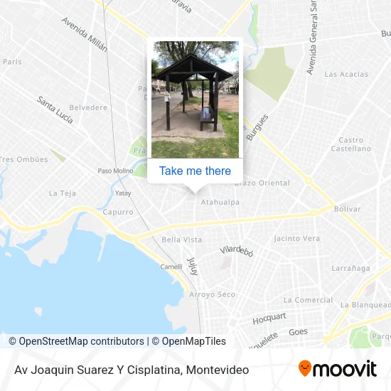 Mapa de Av Joaquin Suarez Y Cisplatina