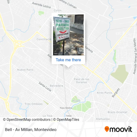 Mapa de Bell - Av Millan